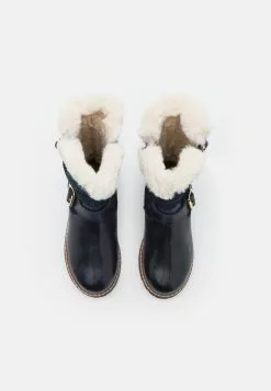 Friboo Leather - Snowboots- Dark Blue -Aanbiedingen Elegant Schoenen Winkel 06845ee52273487d8a3d44602b5fc352