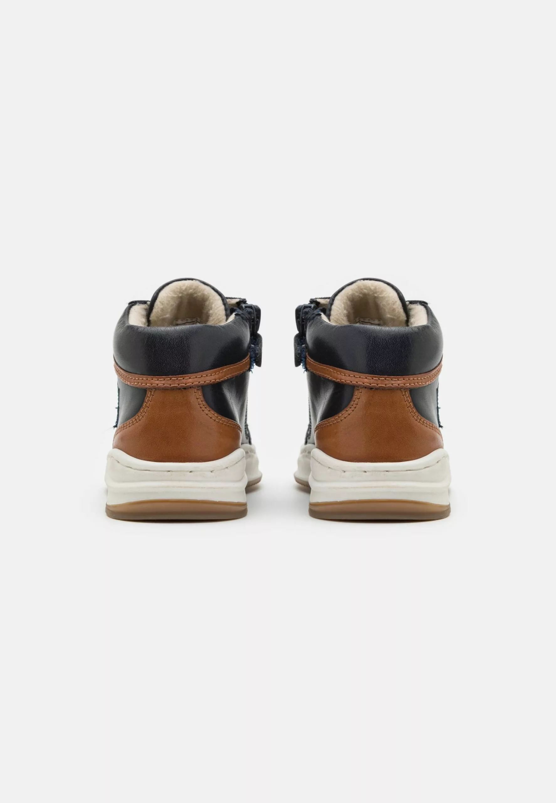 Friboo Leather - Sneakers Hoog - Dark Blue 3 Friboo Leather - Sneakers Hoog - Dark Blue - Afbeelding 3