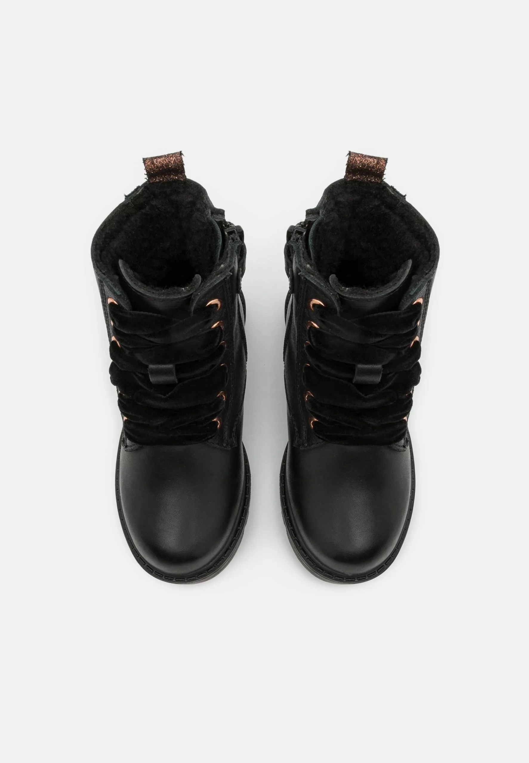 Friboo Leather - Veterboots - Black 4 Friboo Leather - Veterboots - Black - Afbeelding 4