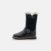 Friboo Leather - Snowboots- Dark Blue