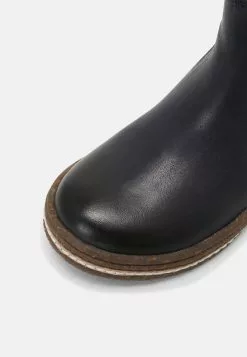 Friboo Leather Booties - Korte Laarzen - Dark Blue -Aanbiedingen Elegant Schoenen Winkel 6689351e067b410585c36469e80cc785