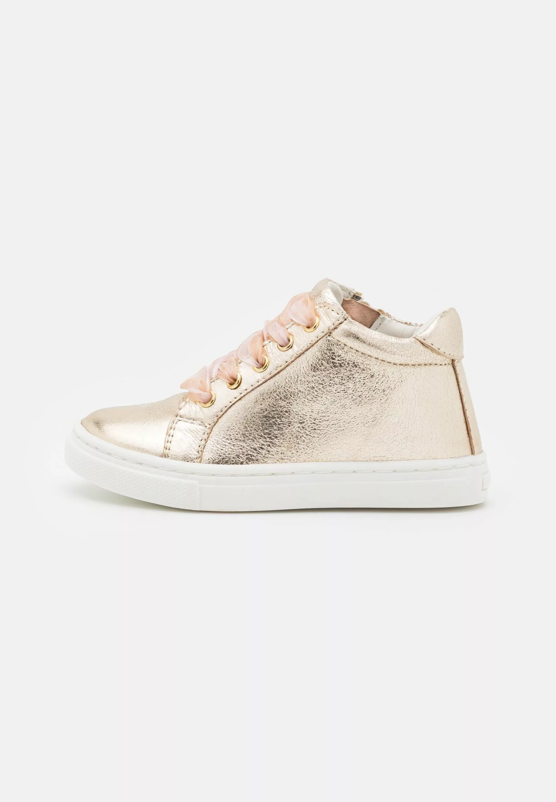Friboo Leather - Sneakers Hoog - Gold 1 Friboo Leather - Sneakers Hoog - Gold
