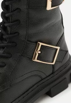 Friboo Leather - Veterlaarzen -Black -Aanbiedingen Elegant Schoenen Winkel 6cc9e4b48f0147428ab669e3bf48e2b6