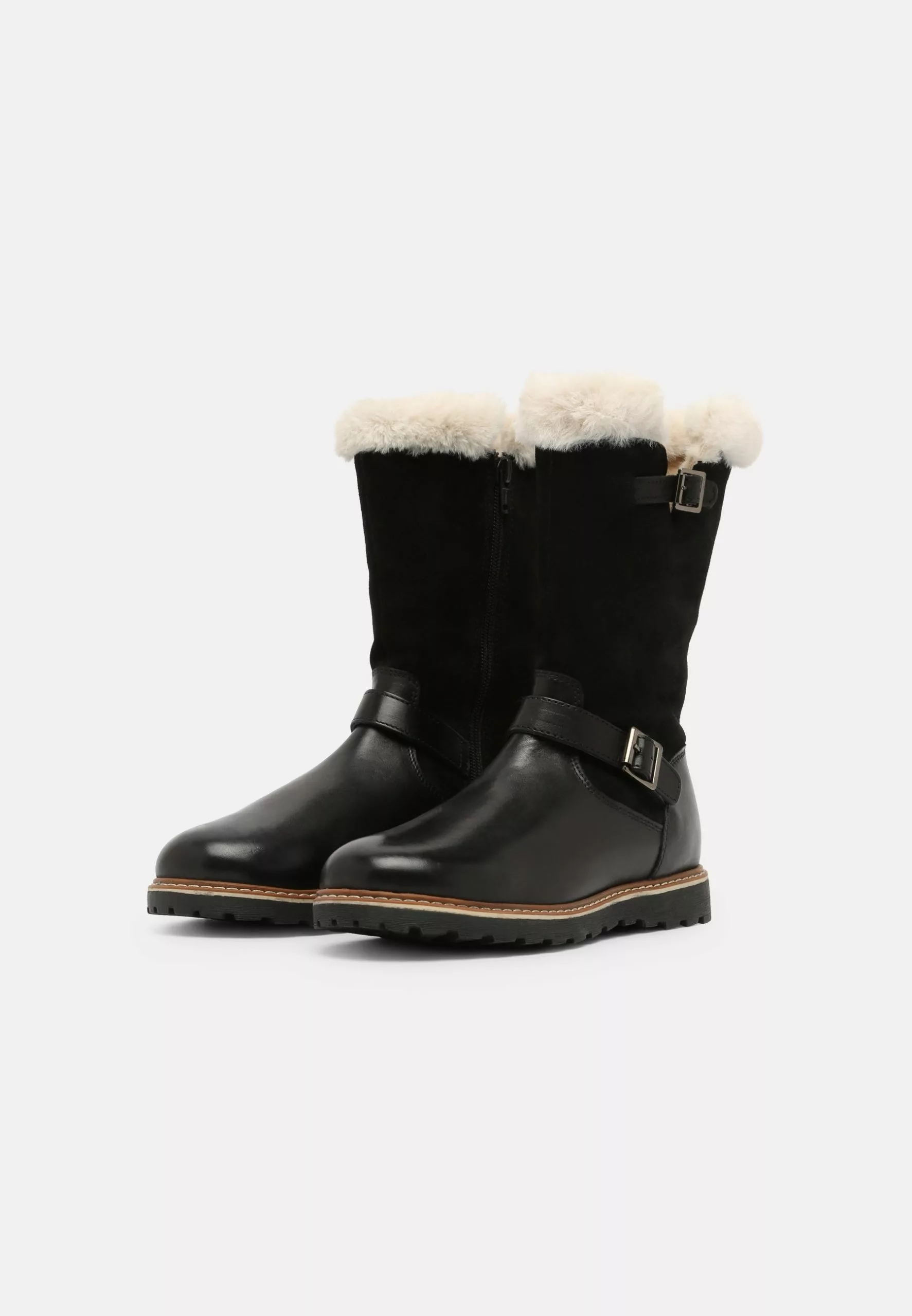Friboo Leather - Snowboots- Black 2 Friboo Leather - Snowboots- Black - Afbeelding 2