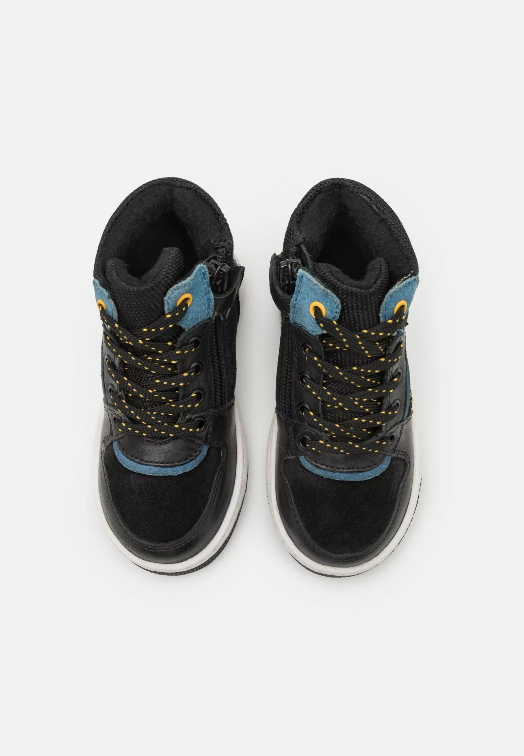 Friboo Leather - Sneakers Hoog - Black 4 Friboo Leather - Sneakers Hoog - Black - Afbeelding 4