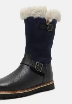 Friboo Leather - Snowboots- Dark Blue -Aanbiedingen Elegant Schoenen Winkel 81ed21f49212421cbb67d61ee155b327