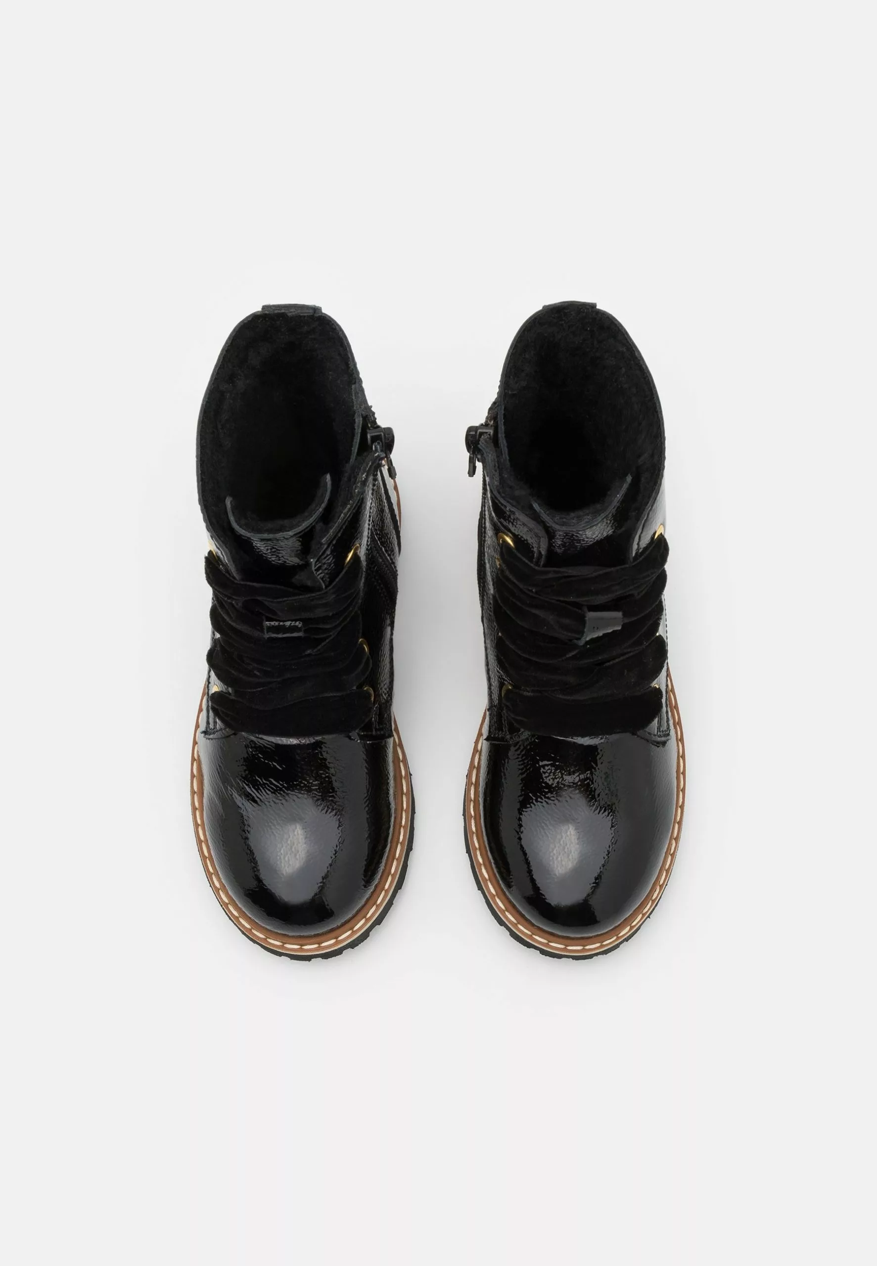 Friboo Leather - Veterboots - Black 4 Friboo Leather - Veterboots - Black - Afbeelding 4