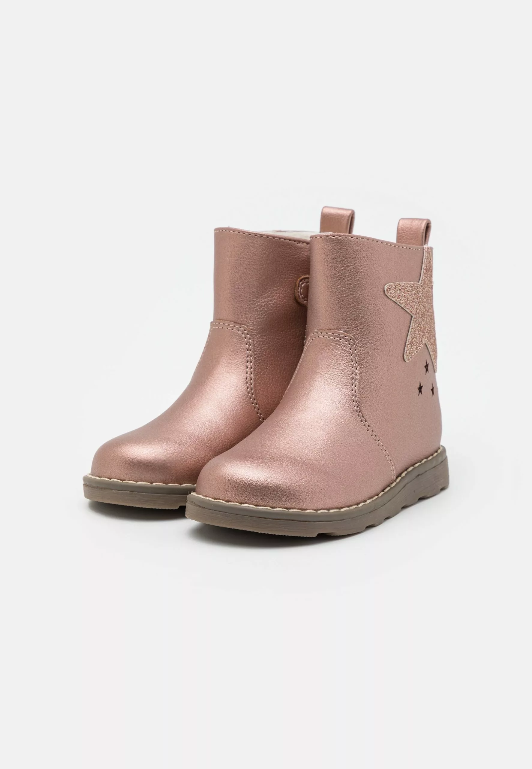 Friboo Korte Laarzen - Pink 2 Friboo Korte Laarzen - Pink - Afbeelding 2