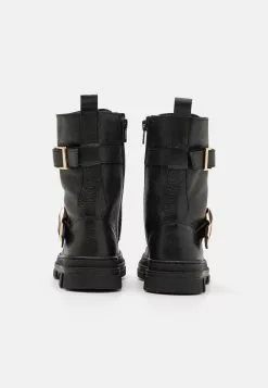 Friboo Leather - Veterlaarzen -Black -Aanbiedingen Elegant Schoenen Winkel 92a96d14a4834625a43586f08b801a3a