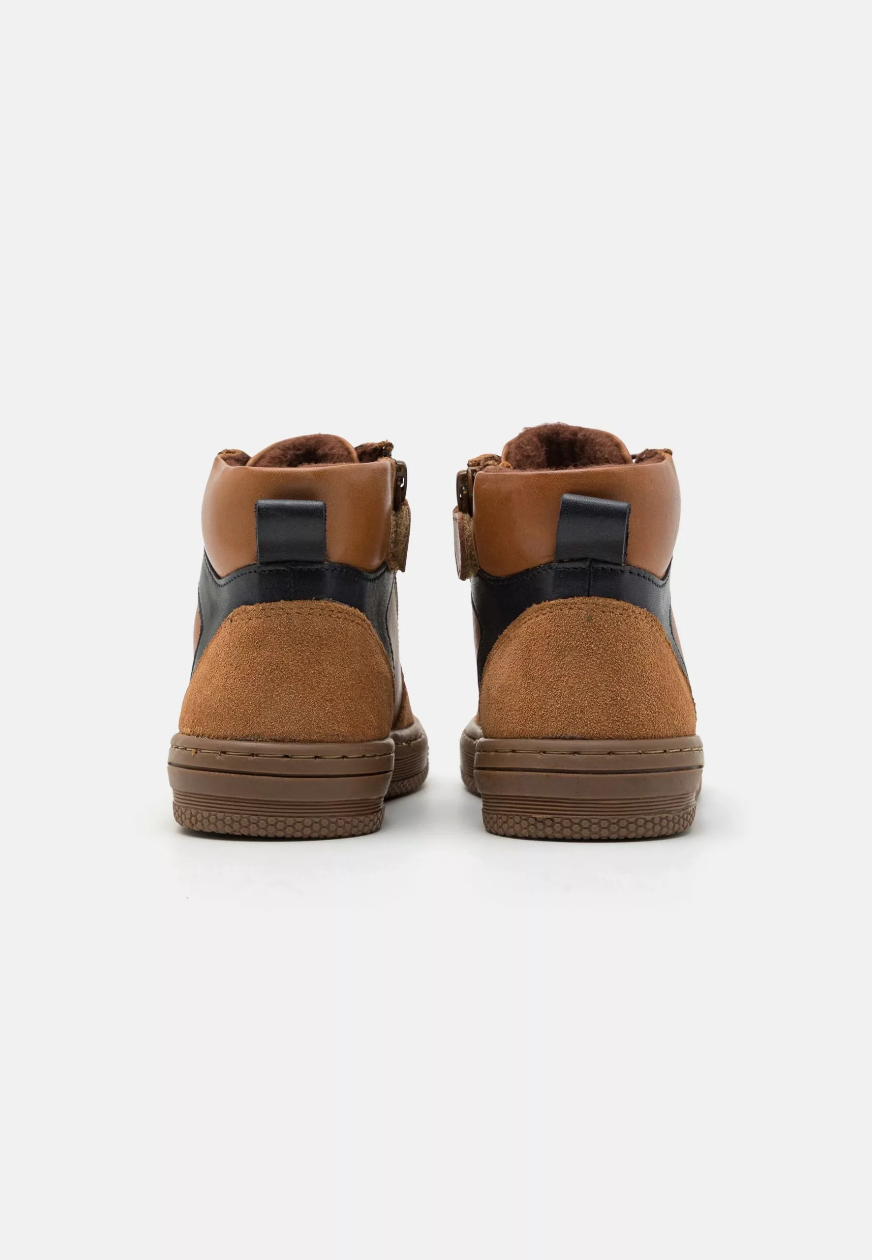 Friboo Leather - Sneakers Hoog - Cognac 3 Friboo Leather - Sneakers Hoog - Cognac - Afbeelding 3