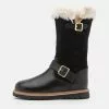 Friboo Leather - Snowboots- Black