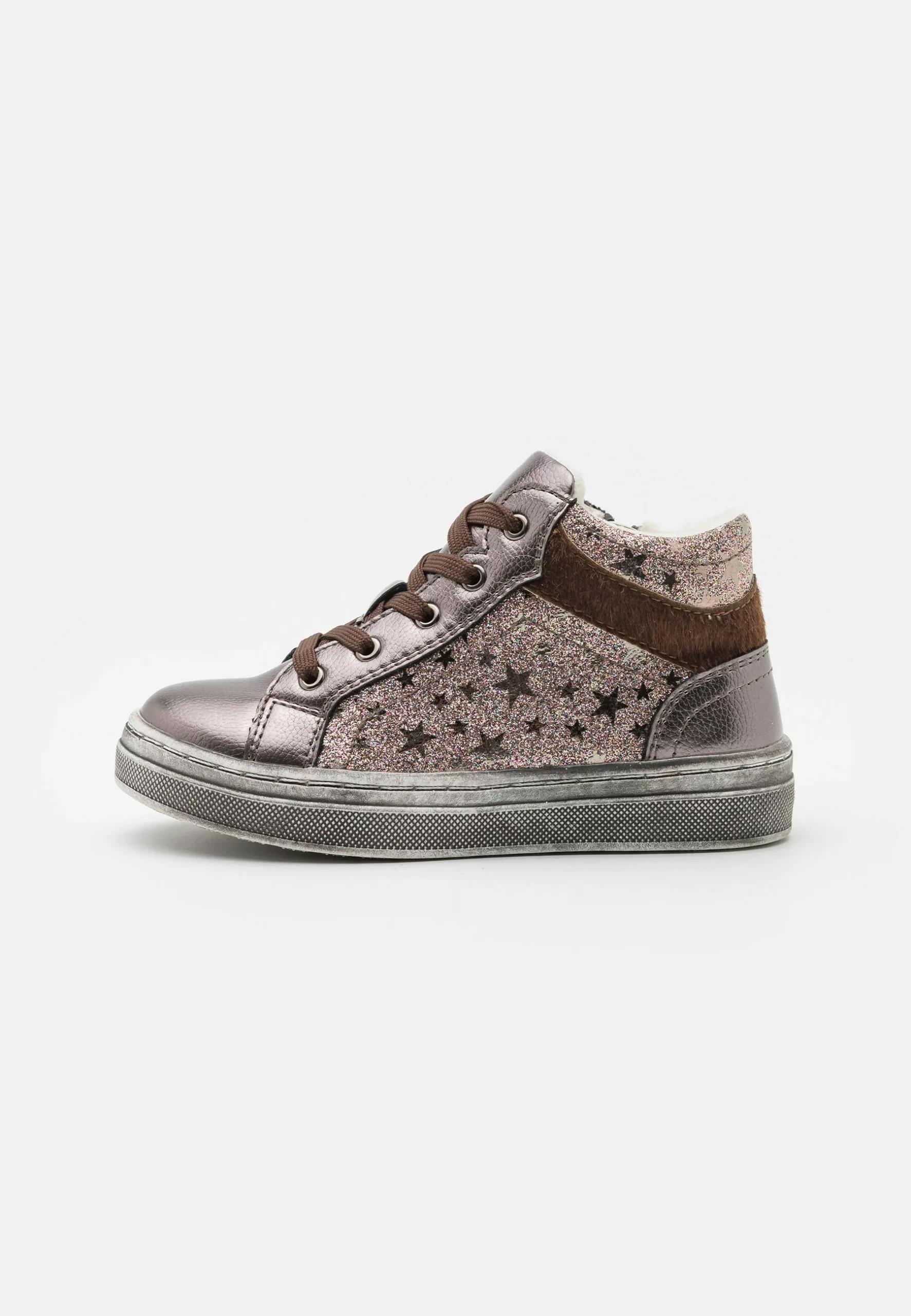 Friboo Sneakers Hoog - Gunmetal 1 Friboo Sneakers Hoog - Gunmetal