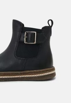 Friboo Leather Booties - Korte Laarzen - Dark Blue -Aanbiedingen Elegant Schoenen Winkel af03087222414468be950b72e0088759