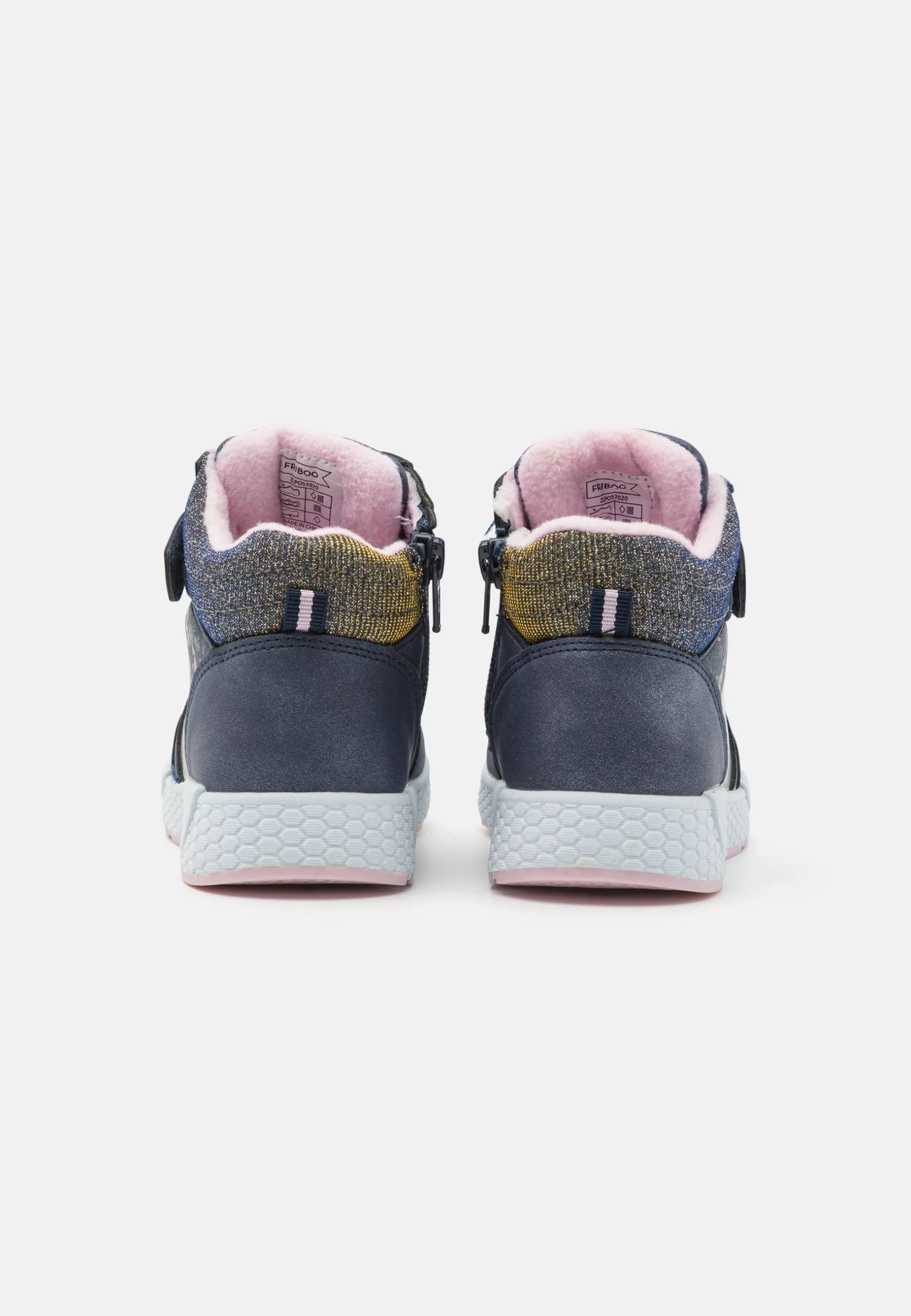 Friboo Sneakers Hoog - Dark Blue 3 Friboo Sneakers Hoog - Dark Blue - Afbeelding 3