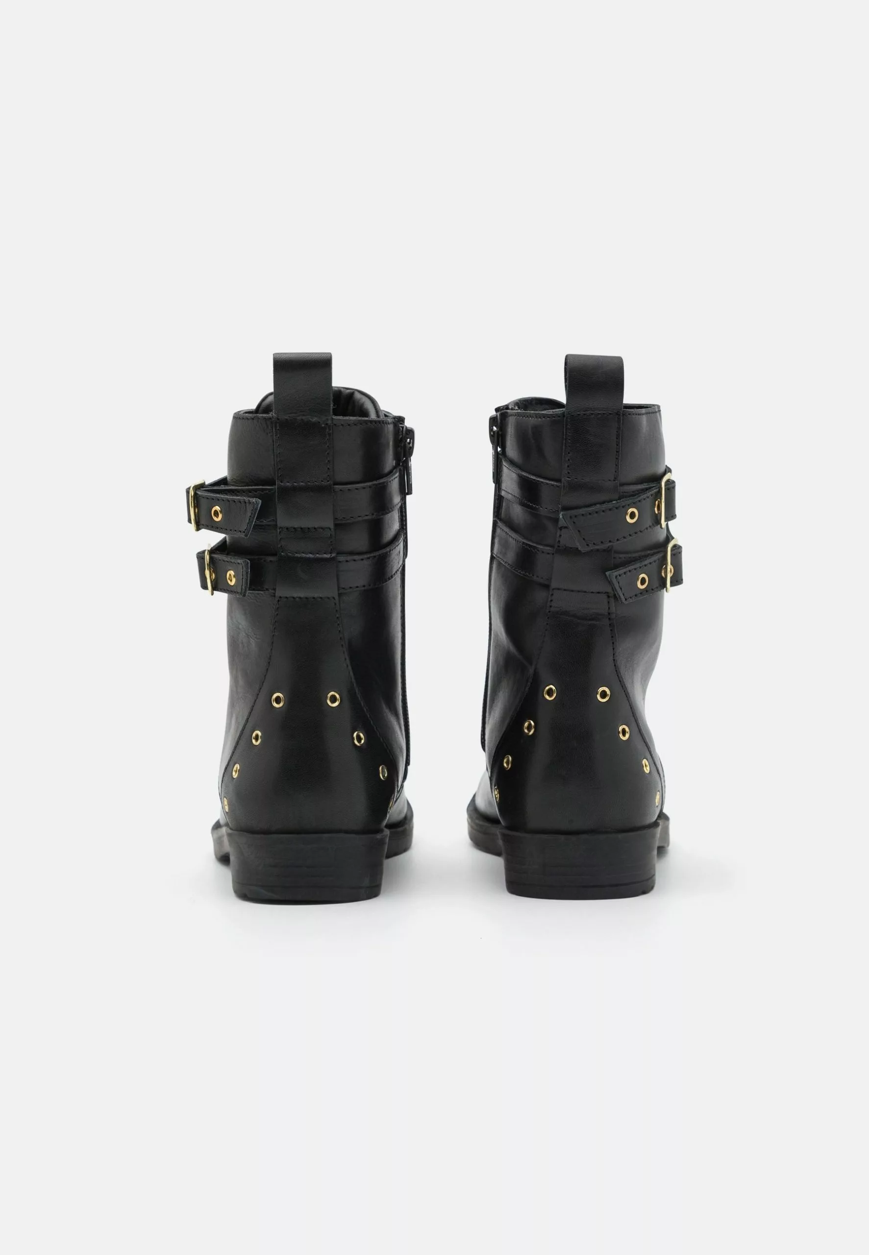 Friboo Leather Booties - Veterboots - Black 3 Friboo Leather Booties - Veterboots - Black - Afbeelding 3